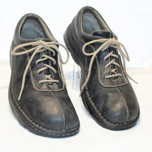 Rockport Size 13 Black Leather WORLD SUMMIT Lace Up Casual Comfort Shoe - 43331